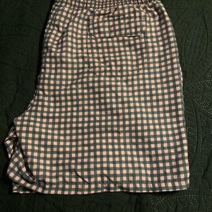 Pink and grey Goodfellow & Co swimming trunks